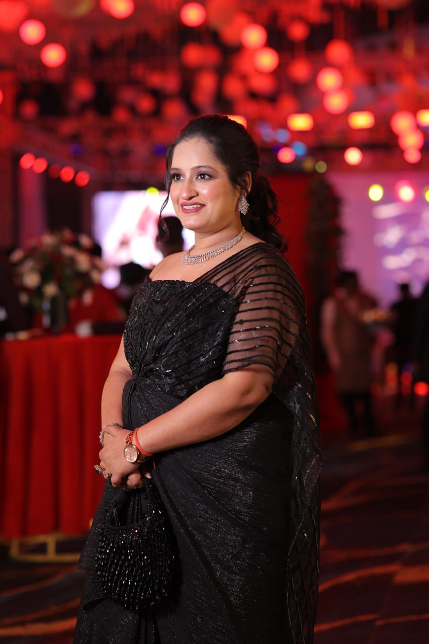 Shilpi Modi in Black Indowestern
