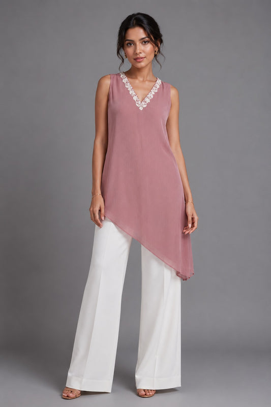 Pastel Breeze Dull Rose Top